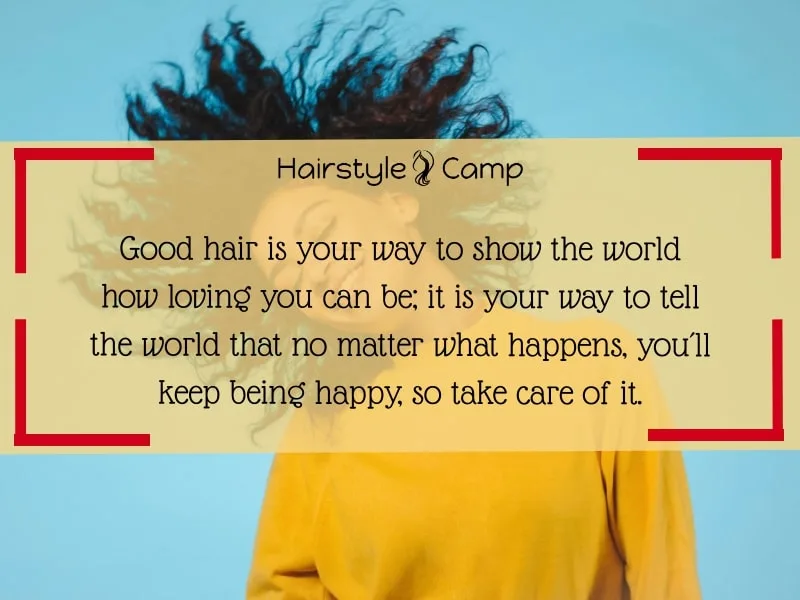 best long quotes on hair