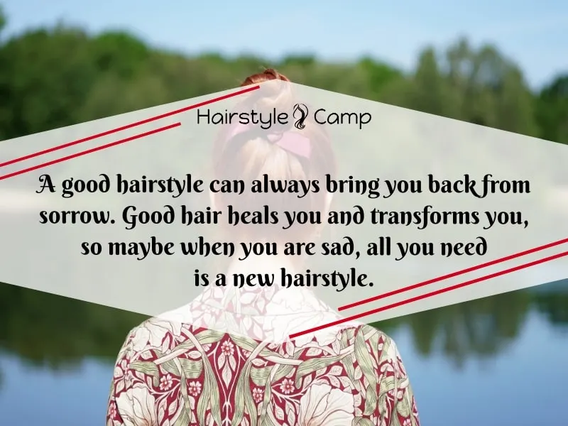 beautiful quotes on hair