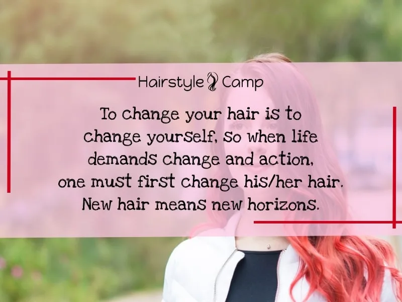 long quotes on hairstyle 