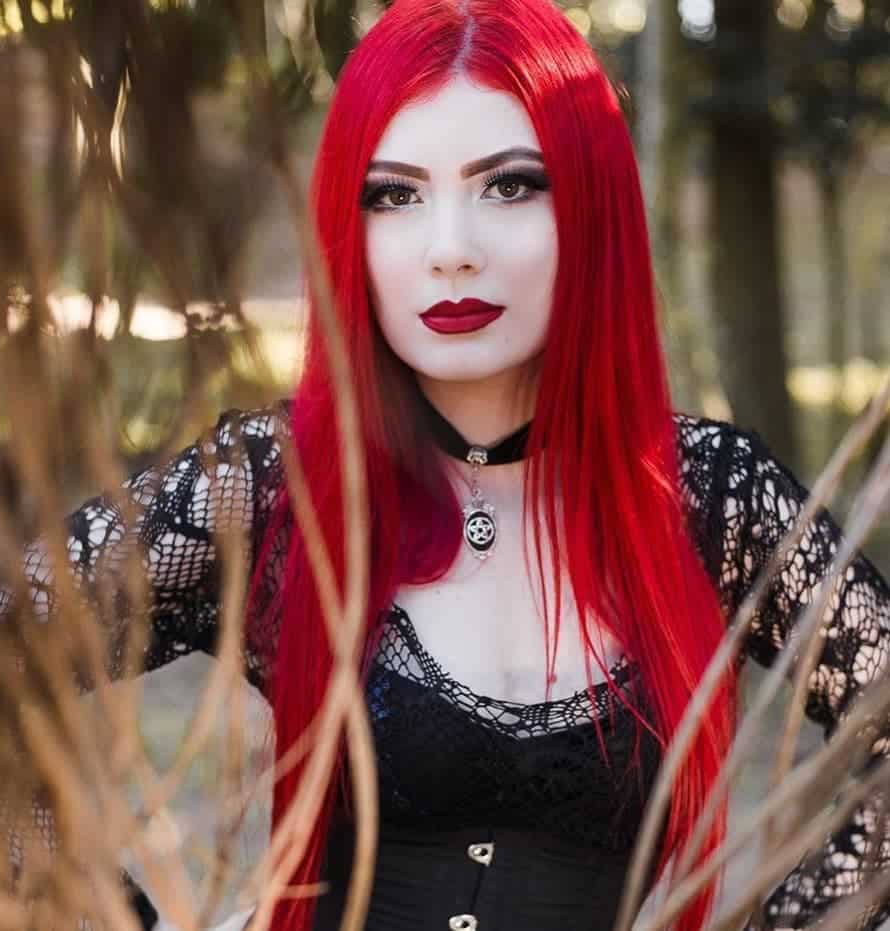 Long and Straight red hair