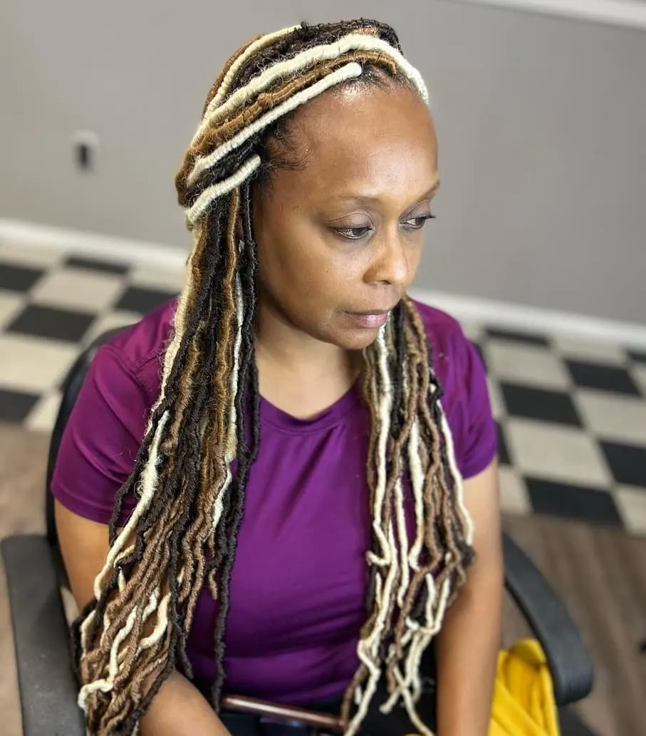 long soft locs hairstyle