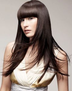 Top 30 Long Straight Hairstyles with Bangs (Trending for 2024)