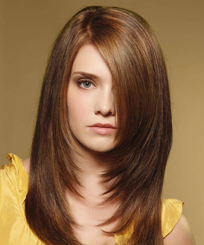 haircuts for long straight hair with layers and bangs