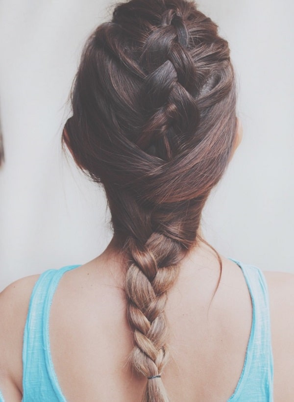long straight ombre braid