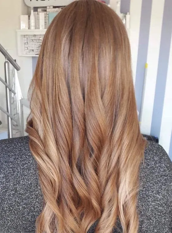 Long Thin Hair with Curled Ends