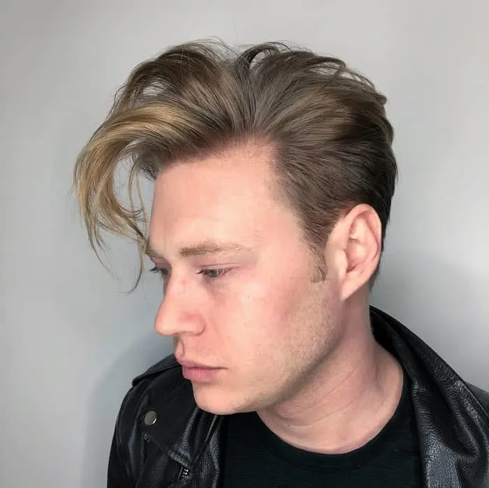 men's haircut long on top short on sides