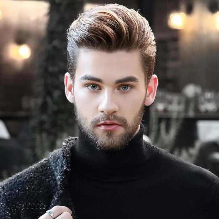 long top short side hairstyle