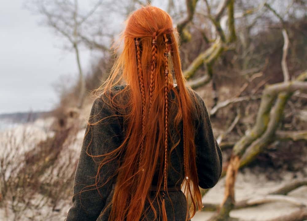 long viking braids for women