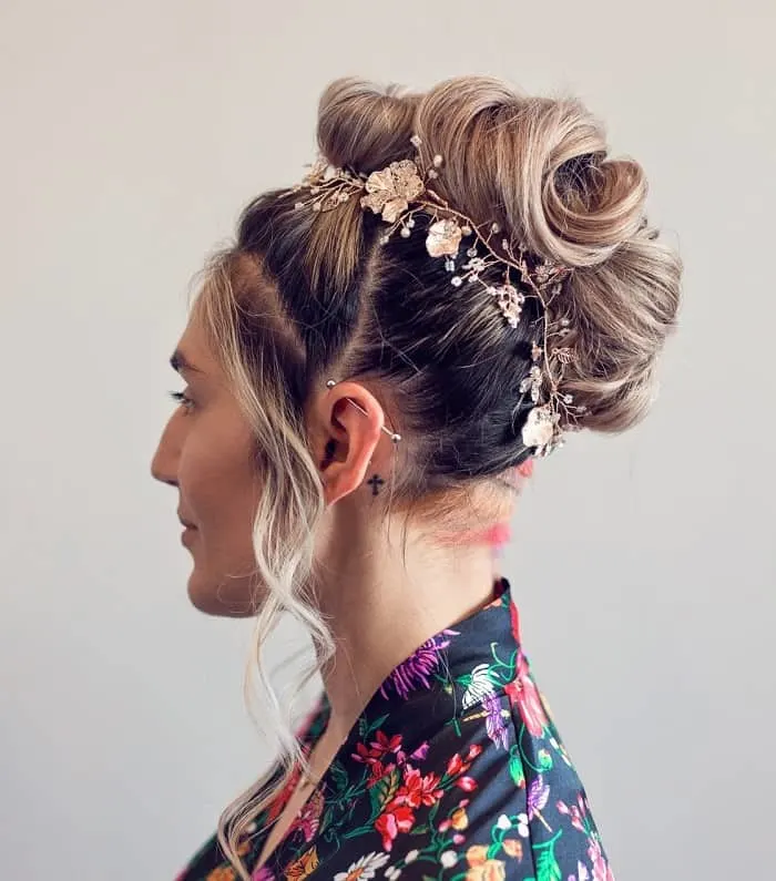 long wedding hairstyle