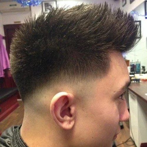 low fade mohawk for men