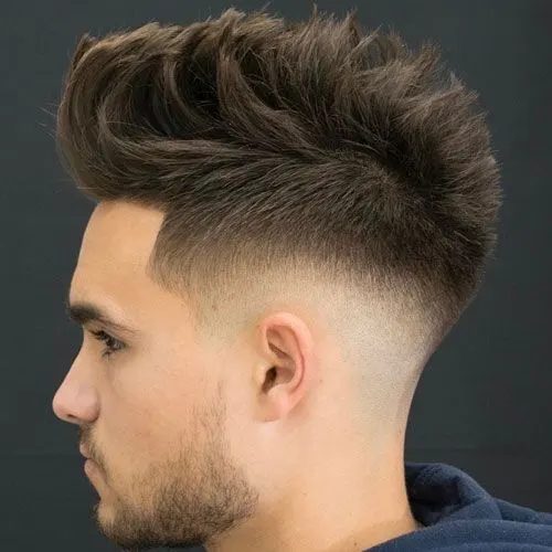 Low Fade Undercut with Faux Hawk