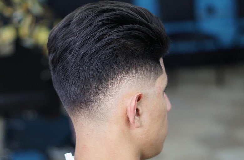 How to Style Long Hair with Low Fade