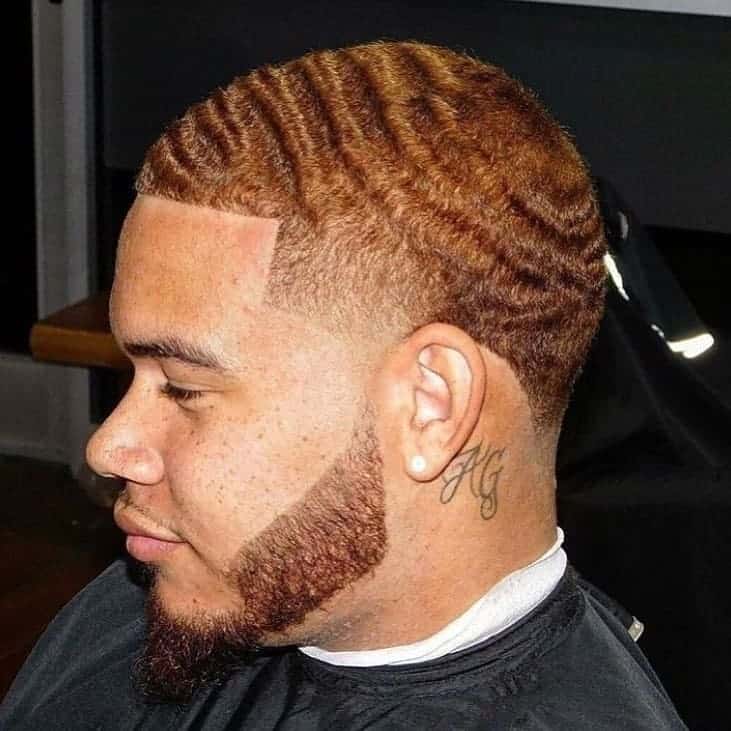 Fade Haircut With Waves