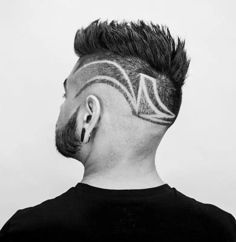 low faded undercut design