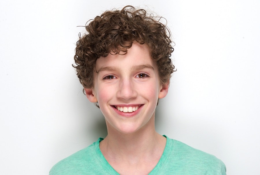 low maintenance curly haircut for boys