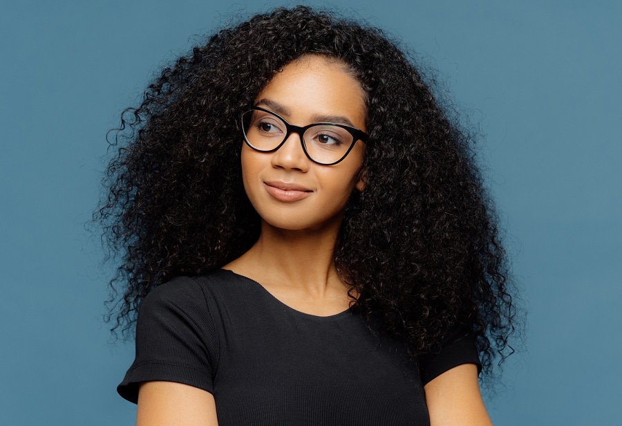 low maintenance frizzy hairstyle for black women