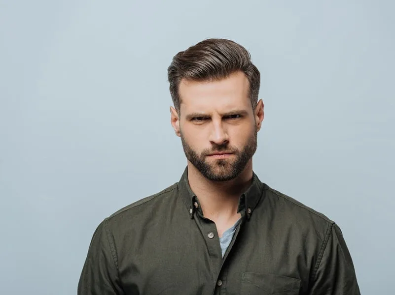 low maintenance comb over haircut