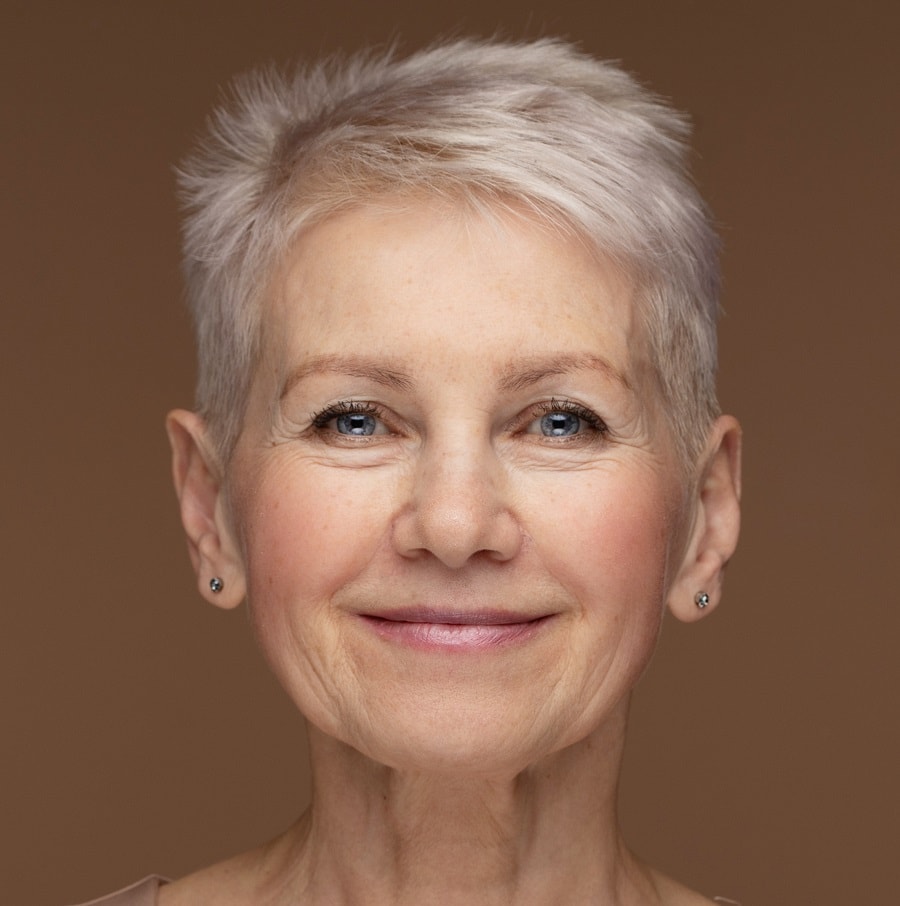 low maintenance pixie cut for women over 60