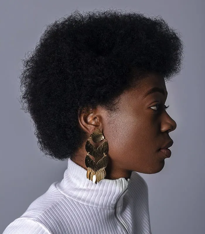 low maintenance short afro hair