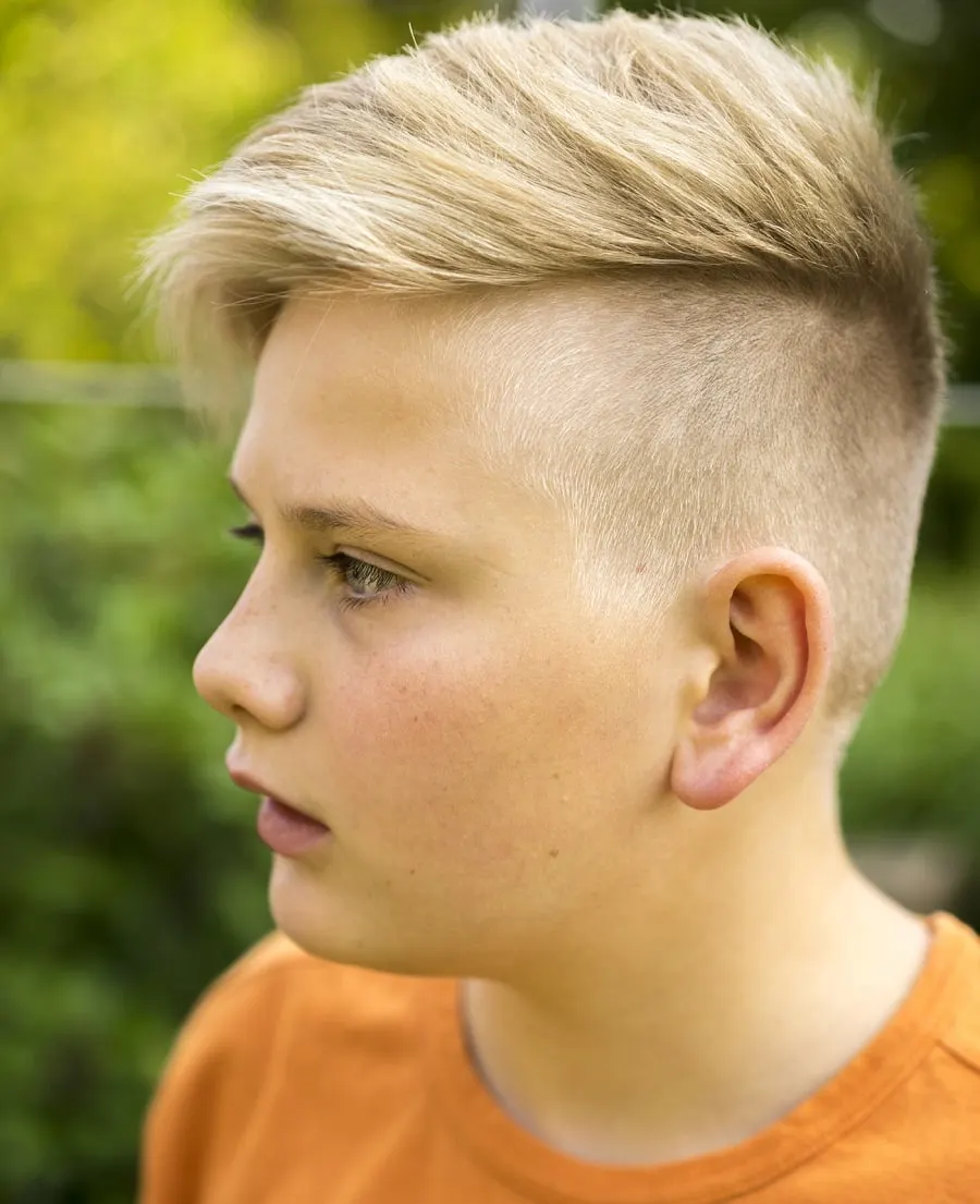 low maintenance undercut hairstyle for boys