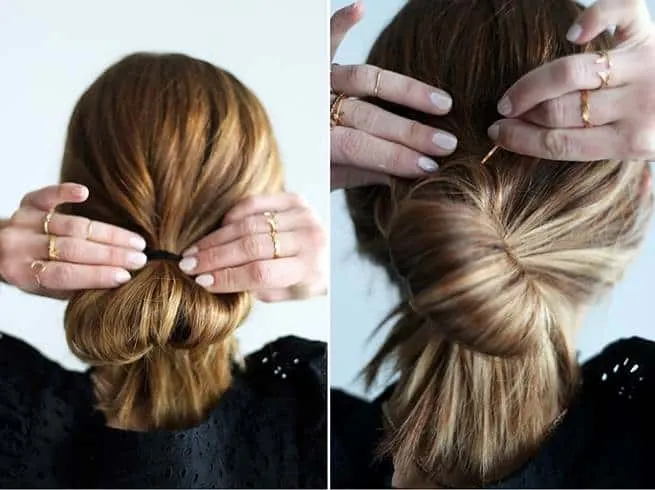 braided messy bun tutorial