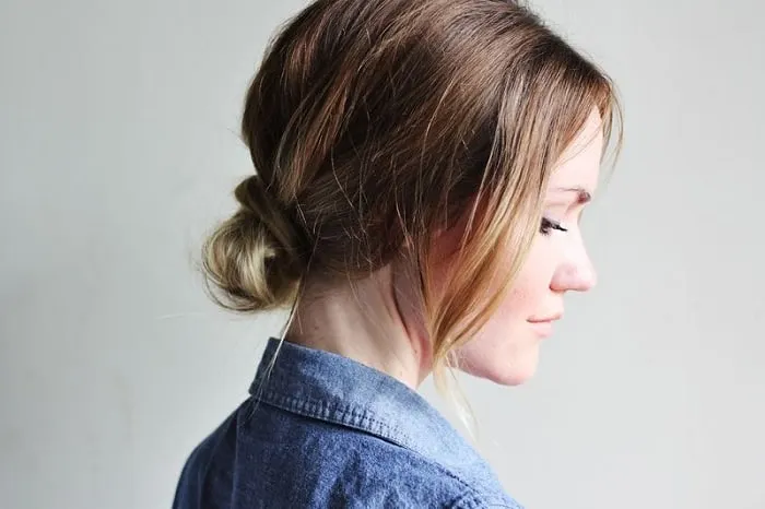 How to Do a Low Messy Bun on Thin Hair