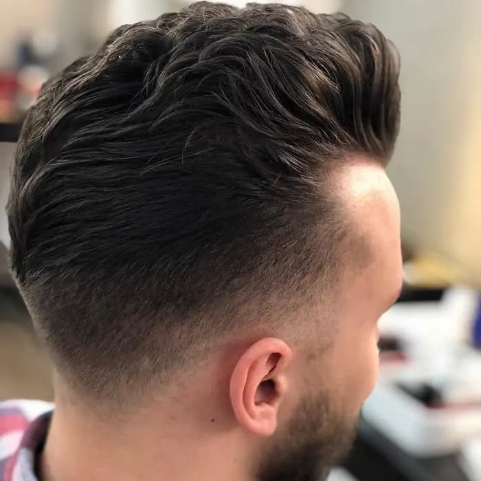 guy with low skin fade haircut