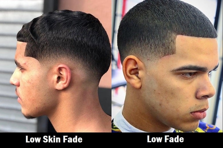 Low Skin Fade vs. Low Fade