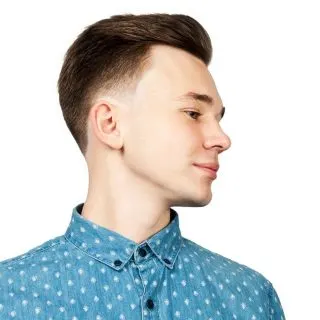 low taper fade haircut for guys