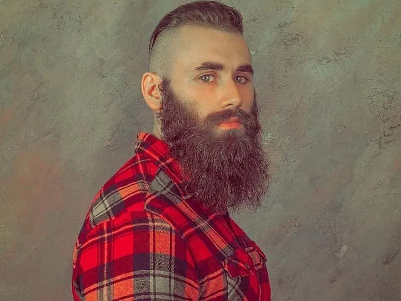 thumbnail image 2 of Thor Hair Amscan Brown Lumberjack Beard & Mustache (Adult Saudi Arabia Mutton Chops Beard 2 of 13