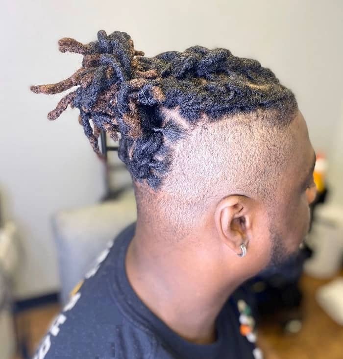 man bun braids for afro hair