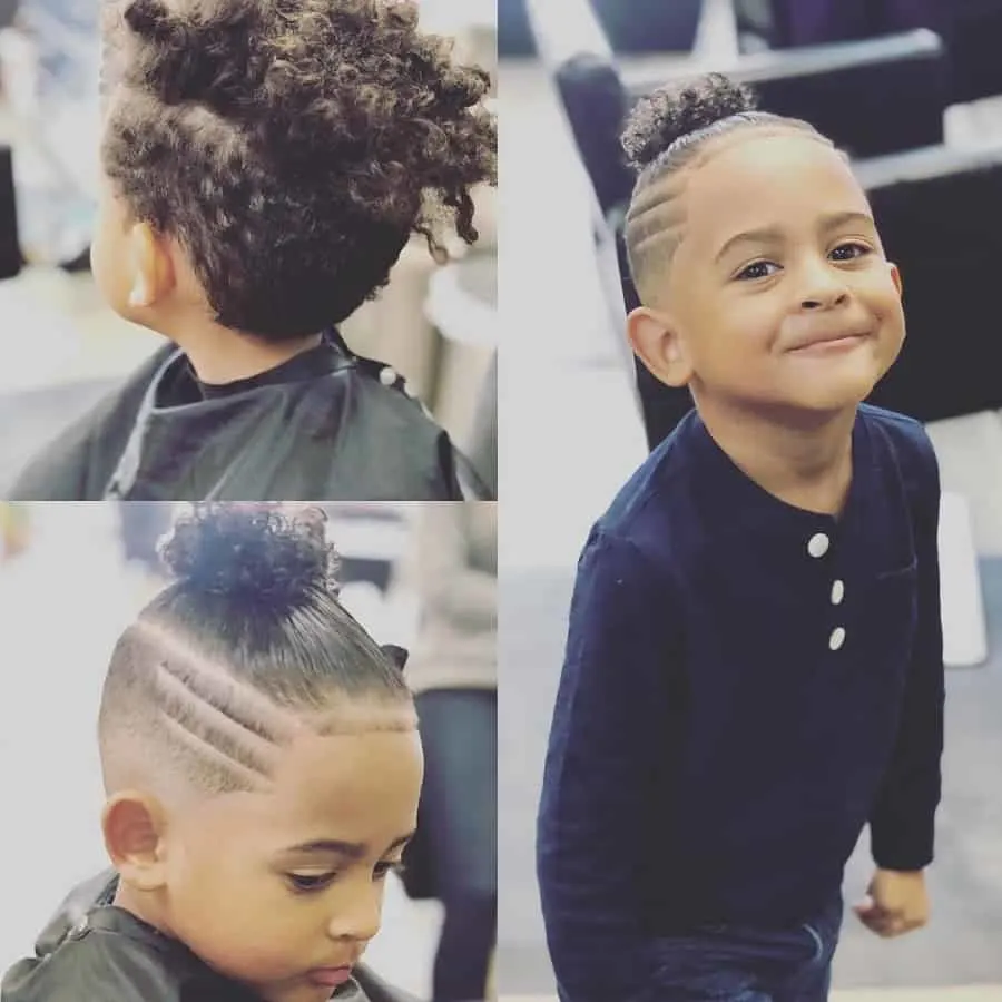 man bun for little boys