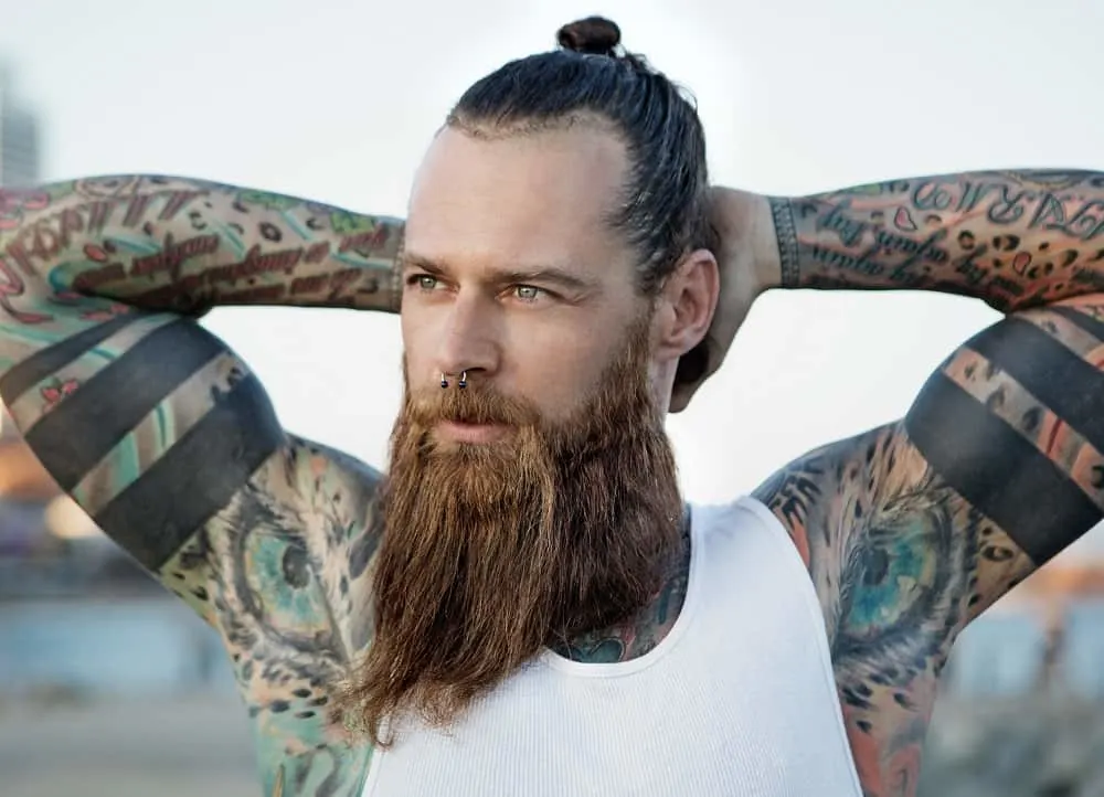 man bun for thin hair