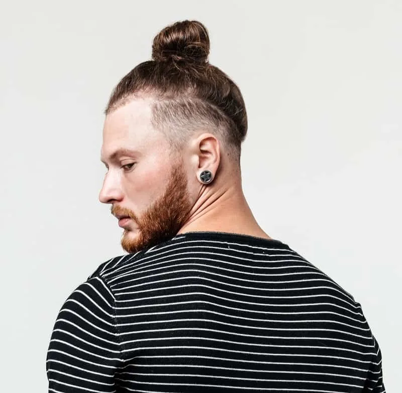 man bun undercut