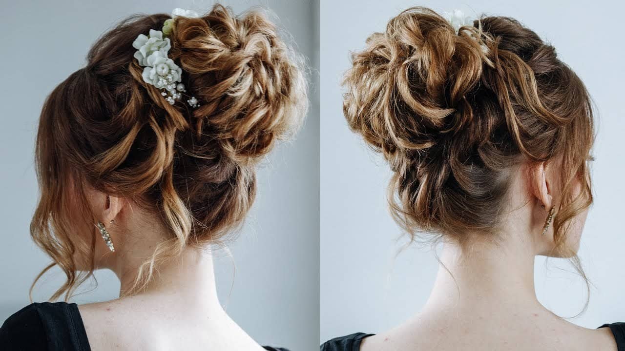 Quick and easy updo for curly hair  Hair Romance