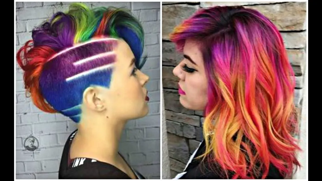  special Rainbow Hair Color for women