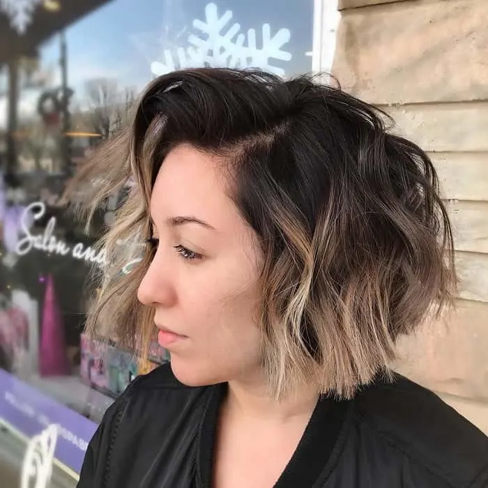 Medium Bob Balayage Hairstyle