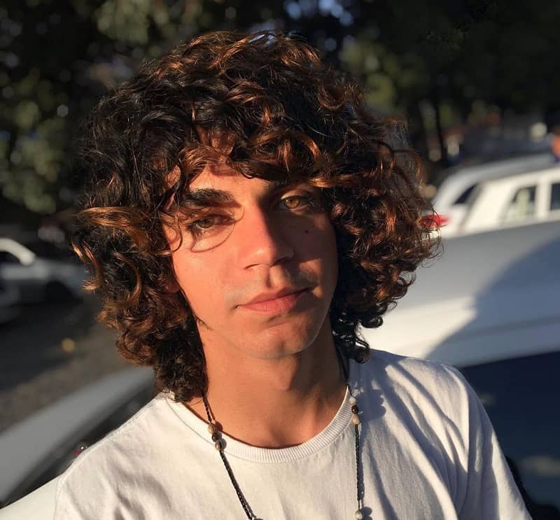 medium curly haircut for boys