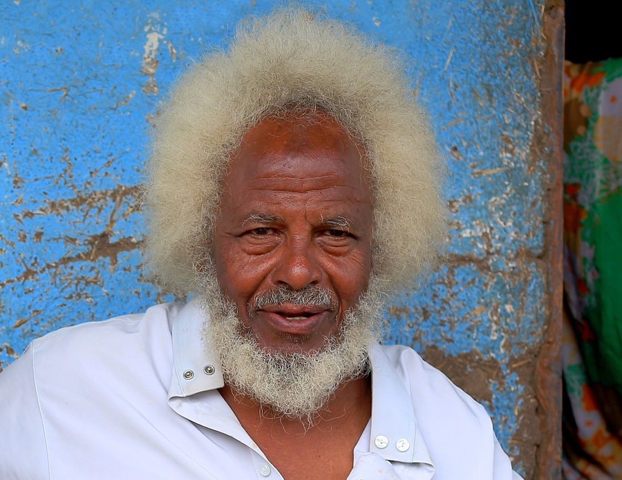 medium hairstyle for black men over 70