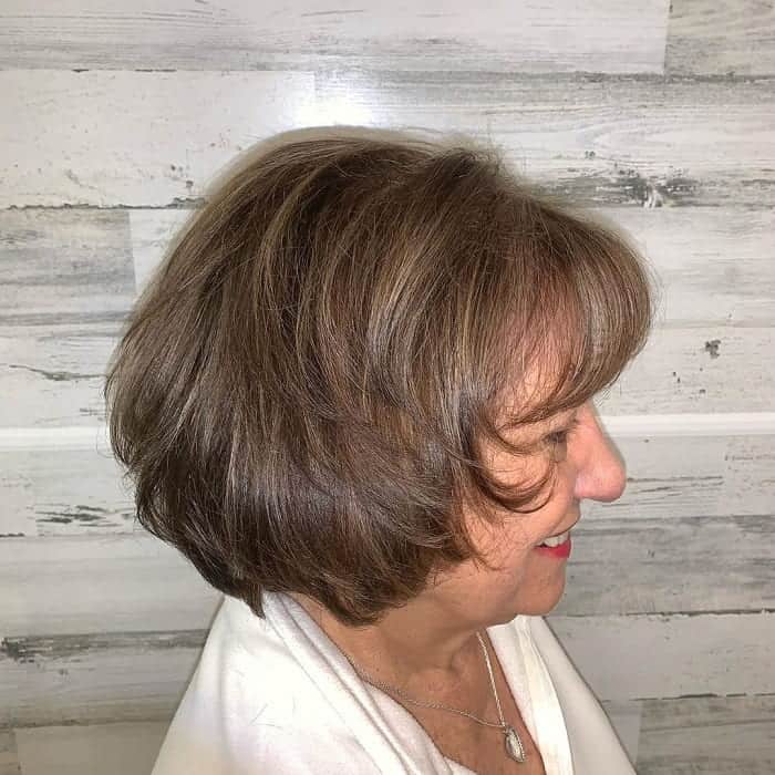 Medium Length Bob For Older Women 