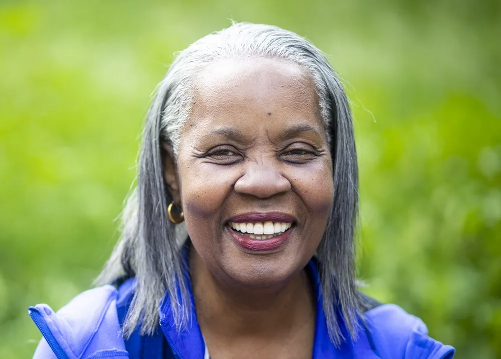 medium-length hair for older black women