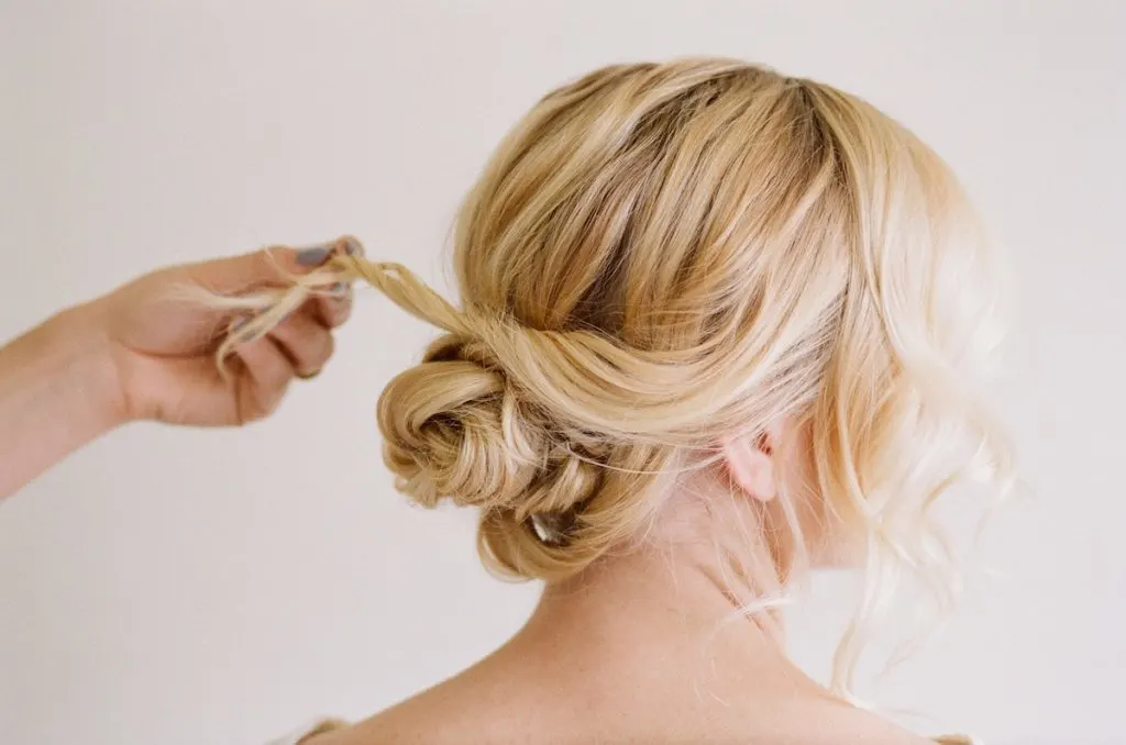 medium length updos for women