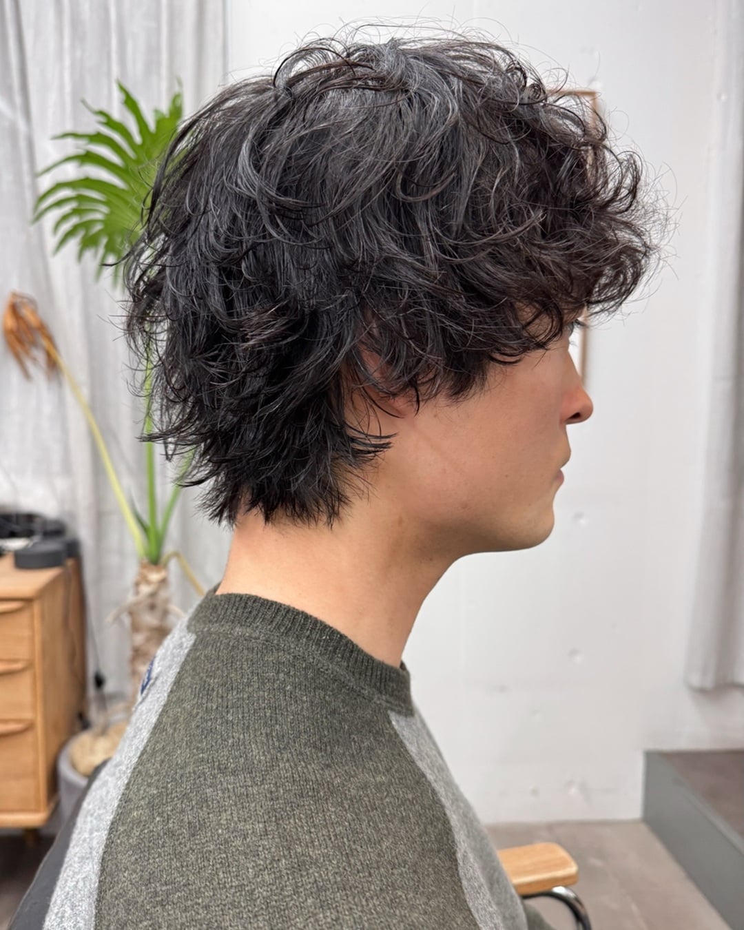medium length messy shag haircut