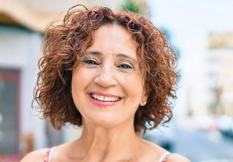 medium perm for women over 60