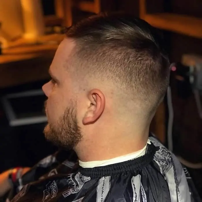 Guy with Mid Skin Fade Haircut