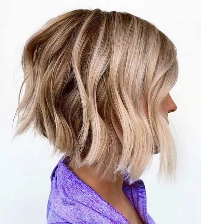 Medium Textured Bob Cut