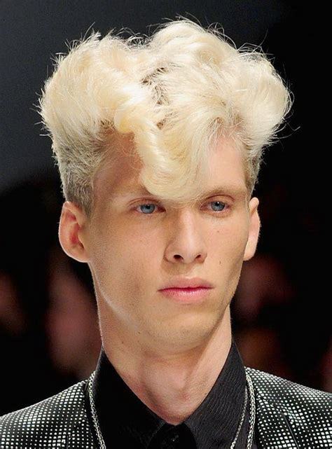 medium blonde hairstyles for guys
