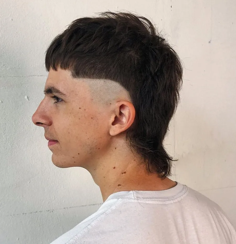 mens bowl cut mullet for fine hair