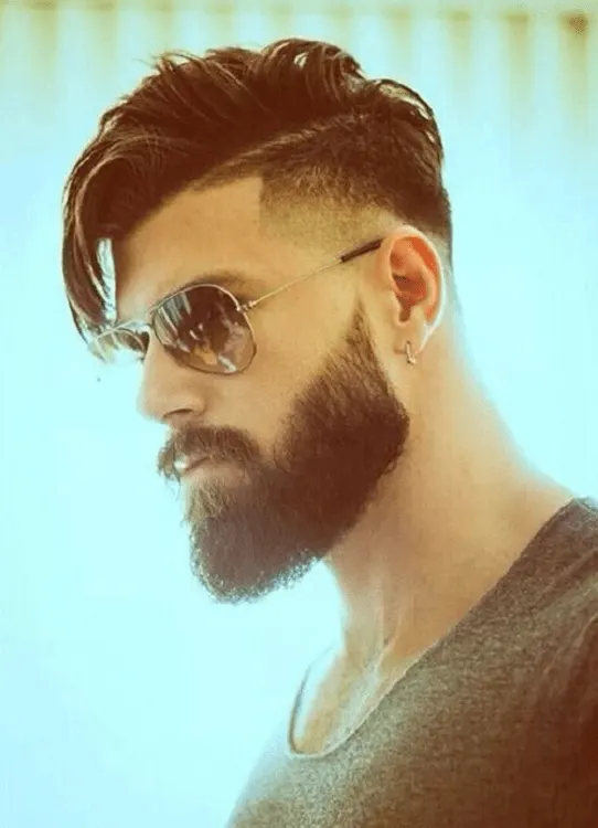 25 Men's Hairstyles That'll Look Good With A Full Beard