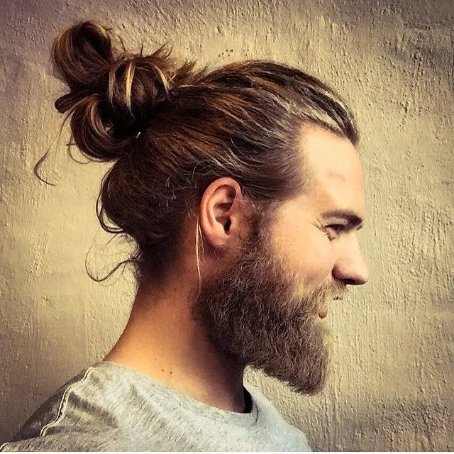 full long beard cut with nice hair